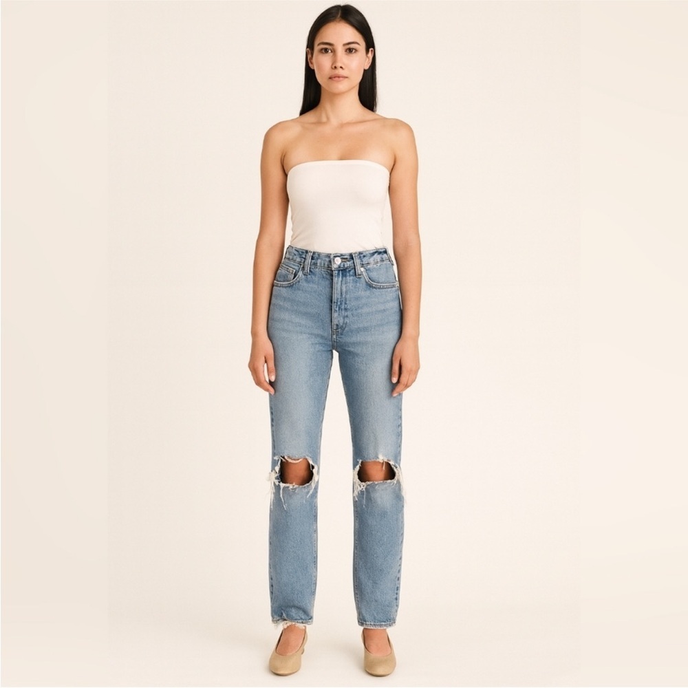 Abercrombie & Fitch The Ankle Straight Ultra High Rise Jeans Size 33 / 16